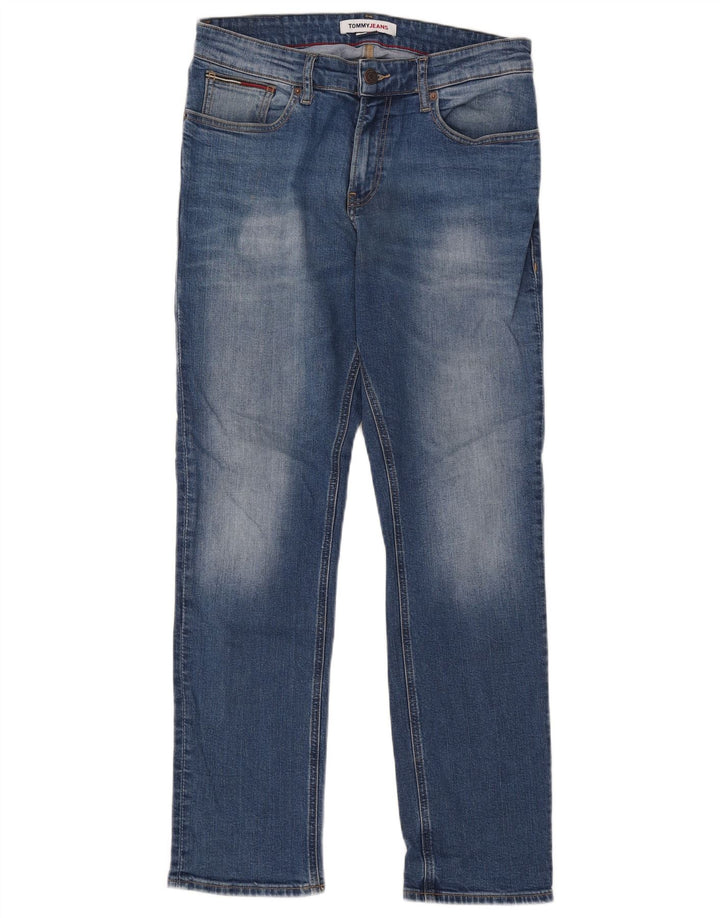 Tommy Hilfiger Mens Slim Jeans W30 L30 Blue Cotton
