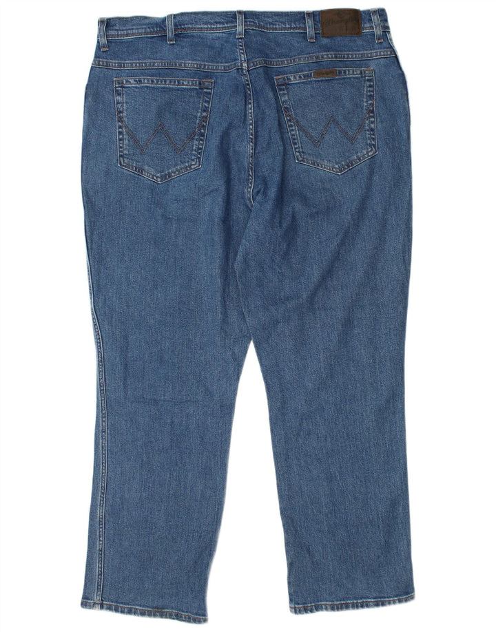 WRANGLER Jean droit coupe régulière homme W42 L30 bleu coton