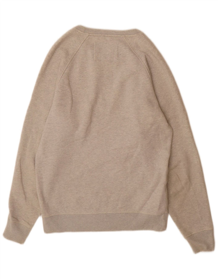 Jack Wills Mens Graphic Sweatshirt Jumper Small Grey Flecked Cotton