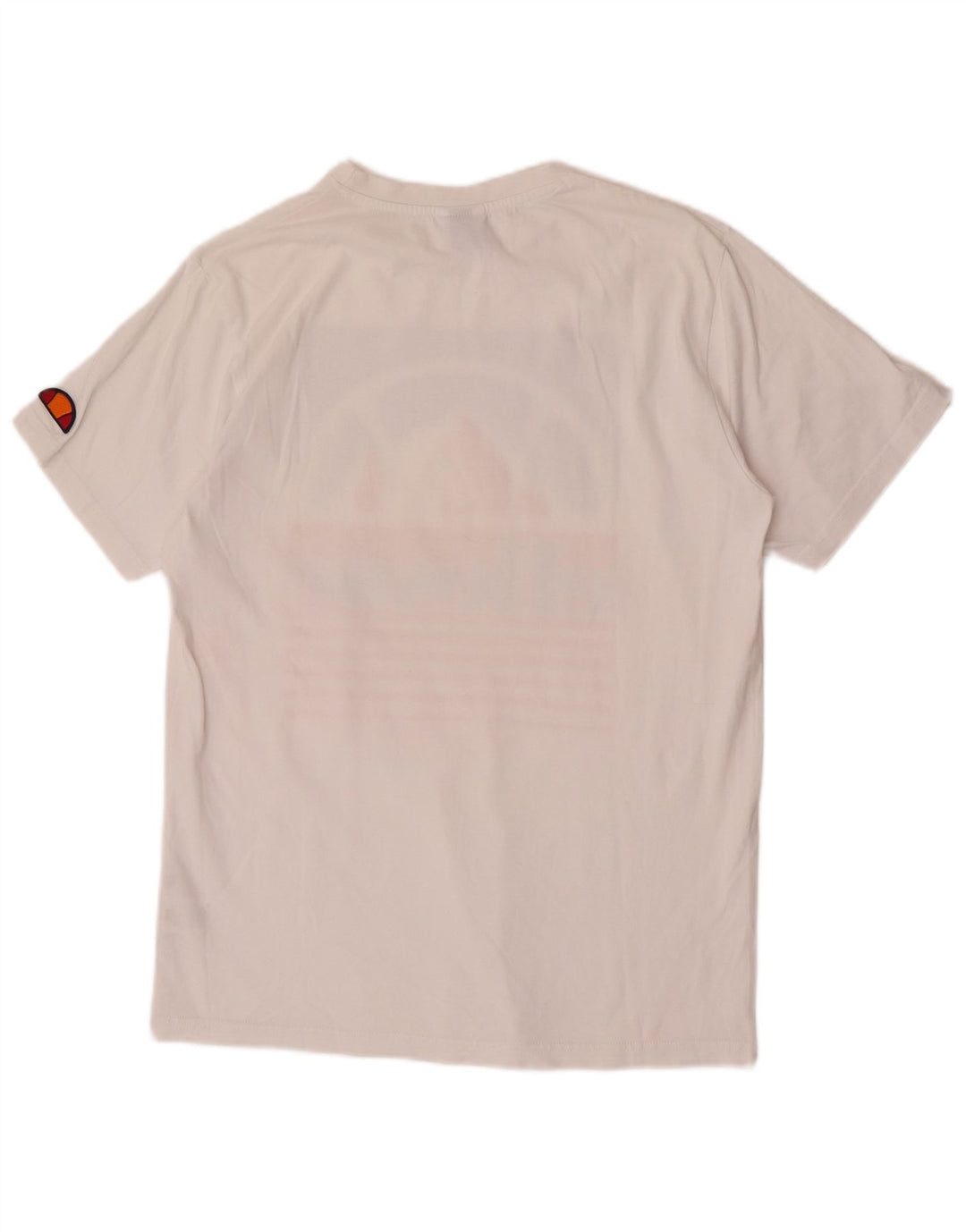 Ellesse Mens Graphic T-Shirt Top Small White Cotton