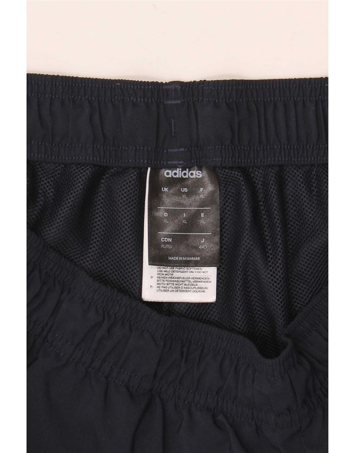 Adidas Mens Sport Shorts XL Navy Blue Polyester