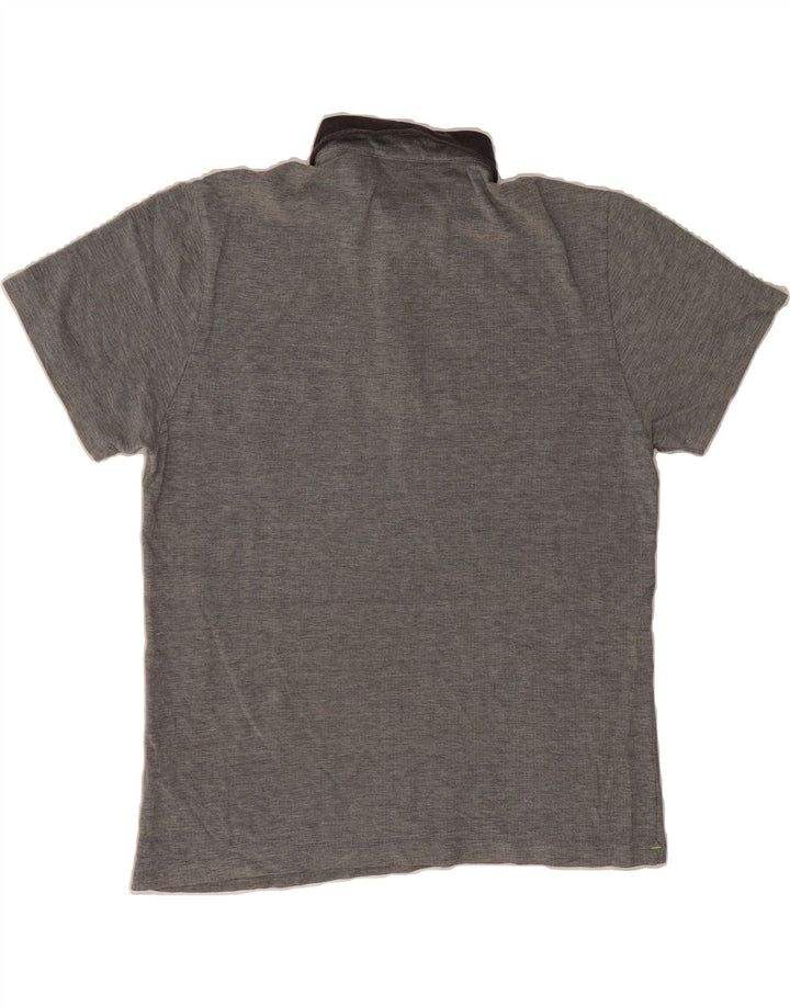 PENGUIN Mens Polo Shirt Medium Grey Vintage Penguin and Second-Hand Penguin from Messina Hembry 