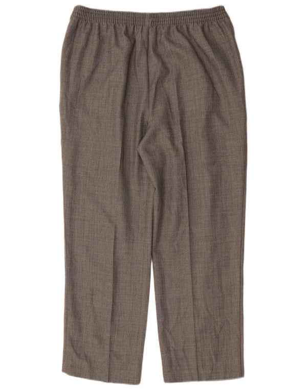 Marks & Spencer Damen Gerade Chinohose UK 16 Large W32 L26 Grau