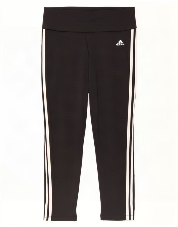 Leggings Adidas Aeroready Femininas UK 16/18 Grande Poliéster Preto