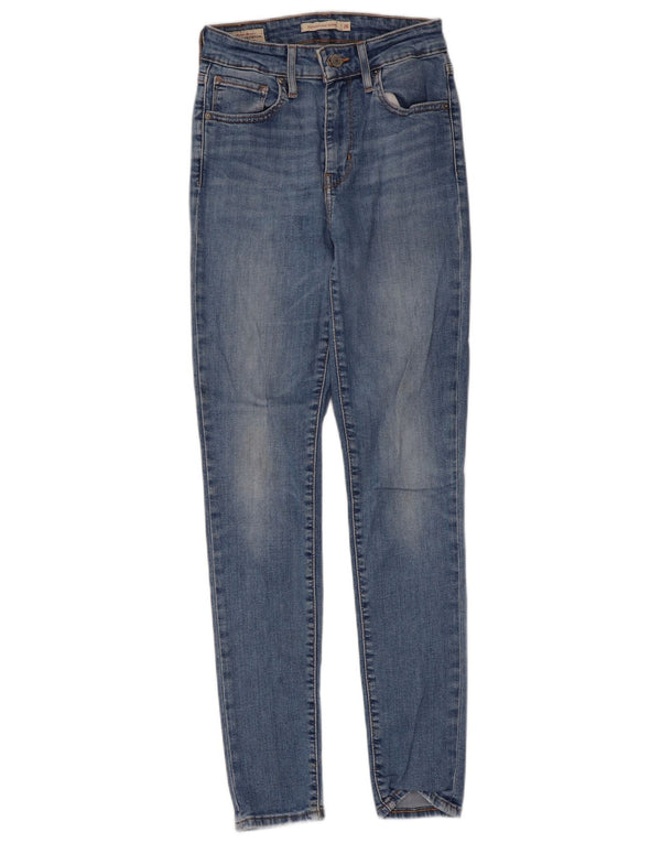 Jeans skinny a vita alta Levi's 721 da donna W26 L28 in cotone blu