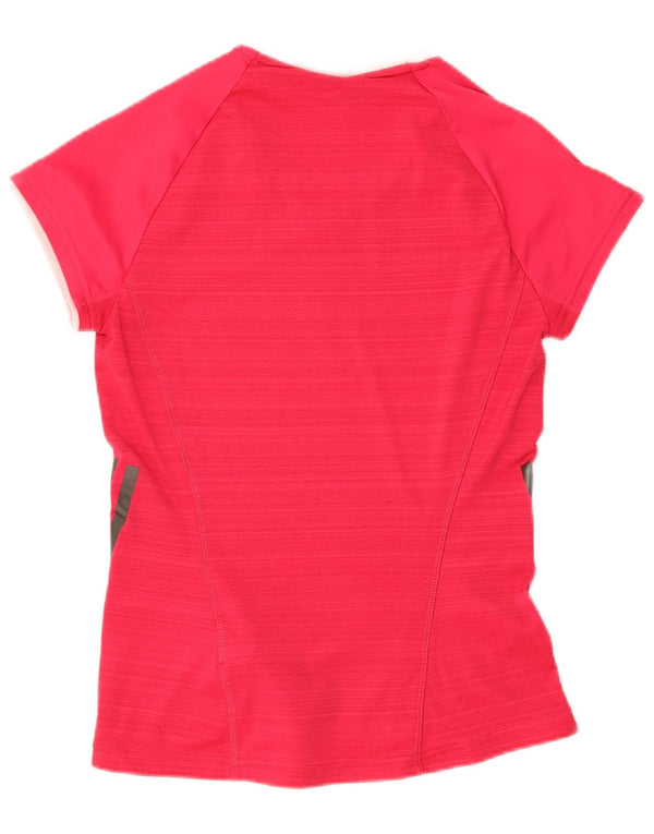 Maglietta Adidas Climacool da donna UK 4/6 XS poliestere rosa