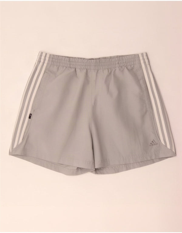 Adidas Herren-Sportshorts, großes graues Polyester