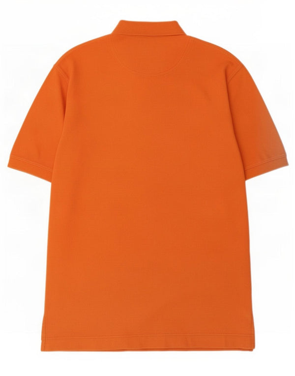 Tricou polo pentru bărbați Timberland XS bumbac portocaliu