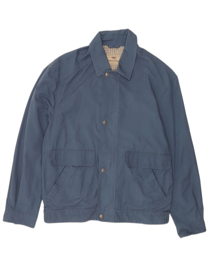 European Project Mens Bomber Jacket UK 40 nagy kék poliészter