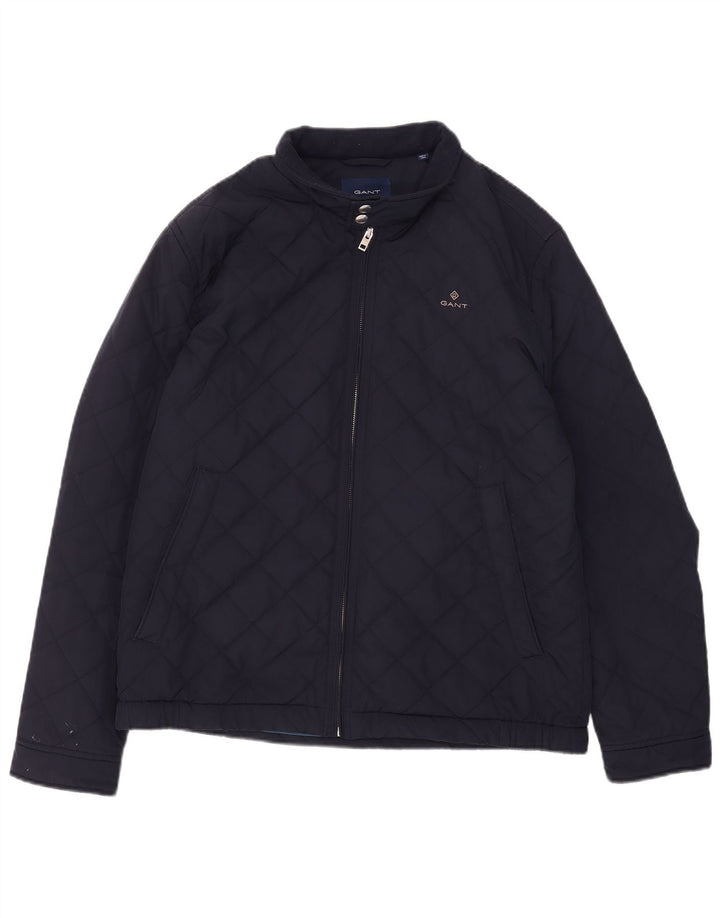 Gant Veste matelassée pour homme UK 42 XL Bleu marine Polyester