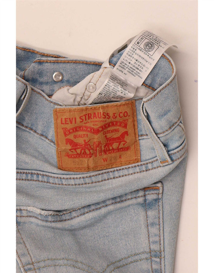 Levi's Herre 502 tilspidsede jeans W29 L30 blå bomuld