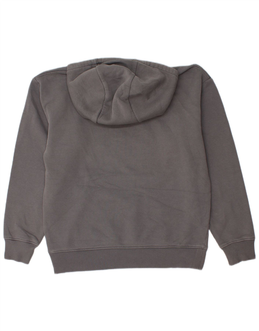 ZARA Mens Hoodie Jumper Small Grey Cotton