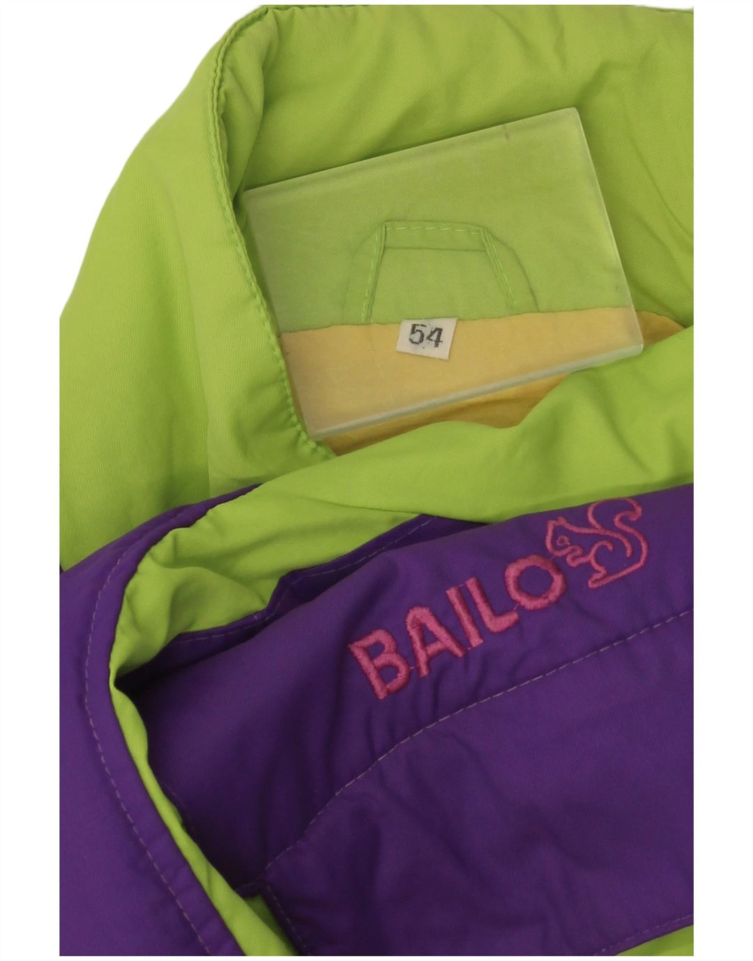 Bailo Herren-Skijacke IT 54 2XL Grüner Farbblock