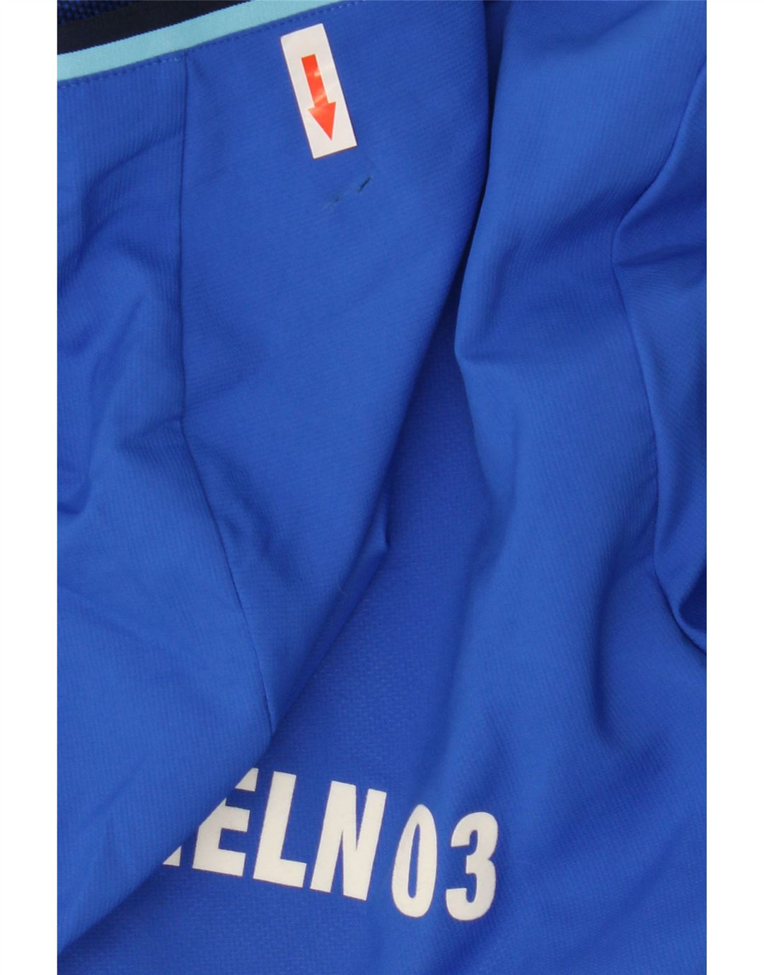 Adidas Mens Graphic Hooded Tracksuit Top Jacket Medium Blue Polyester