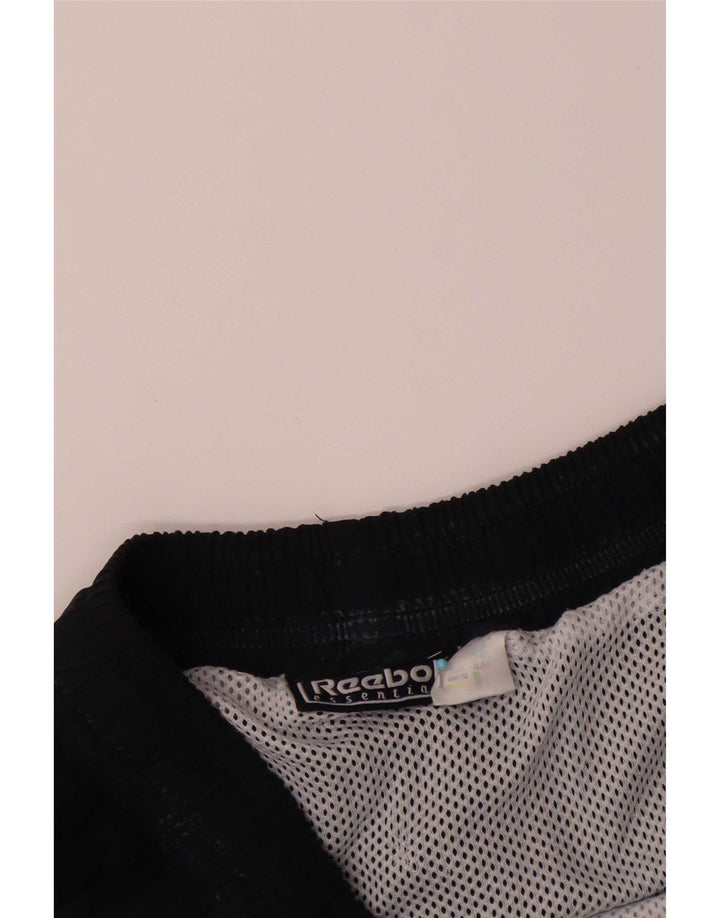 Pantaloncini sportivi Reebok da uomo XL neri in poliestere