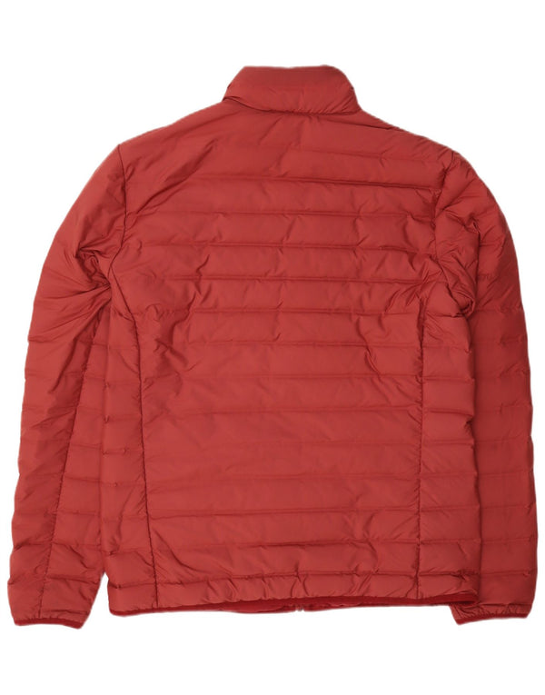 Adidas Mens Munster Rugby Padded Jacket UK 40 Large Burgundy Polyester