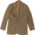 EDDIE BAUER Mens 2 Button Blazer Jacket UK 40 Large Khaki Houndstooth Silk Vintage Eddie Bauer and Second-Hand Eddie Bauer from Messina Hembry 