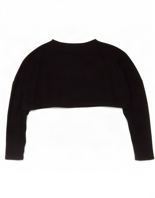 Topshop Womens Bolero Jumper UK 10 Small Navy Blue Acryl