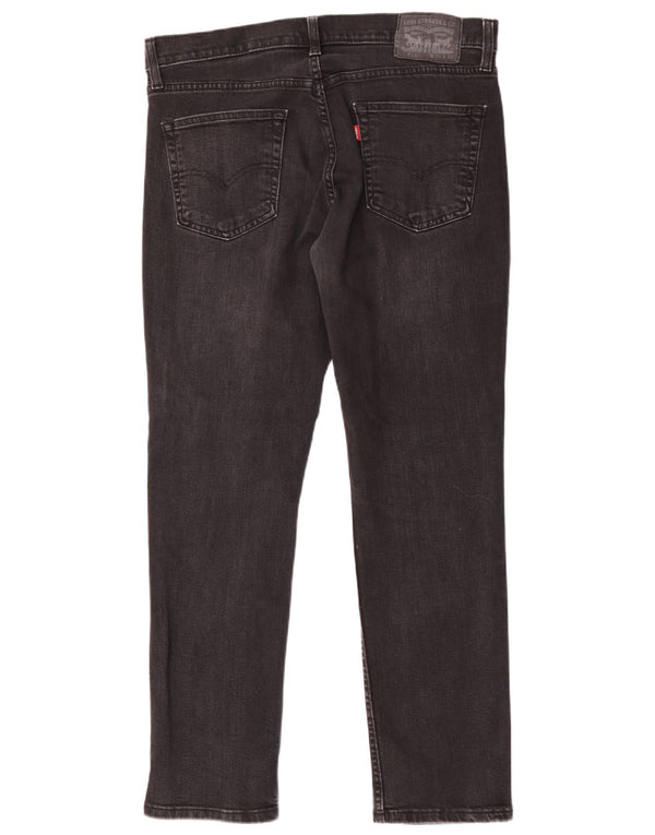 Levi's Mens 511 Slim Jeans W34 L30 Black Cotton