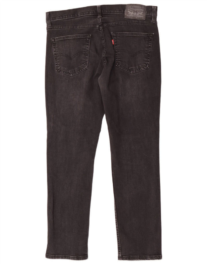 Levi's Hombre 511 Slim Jeans W34 L30 Algodón Negro