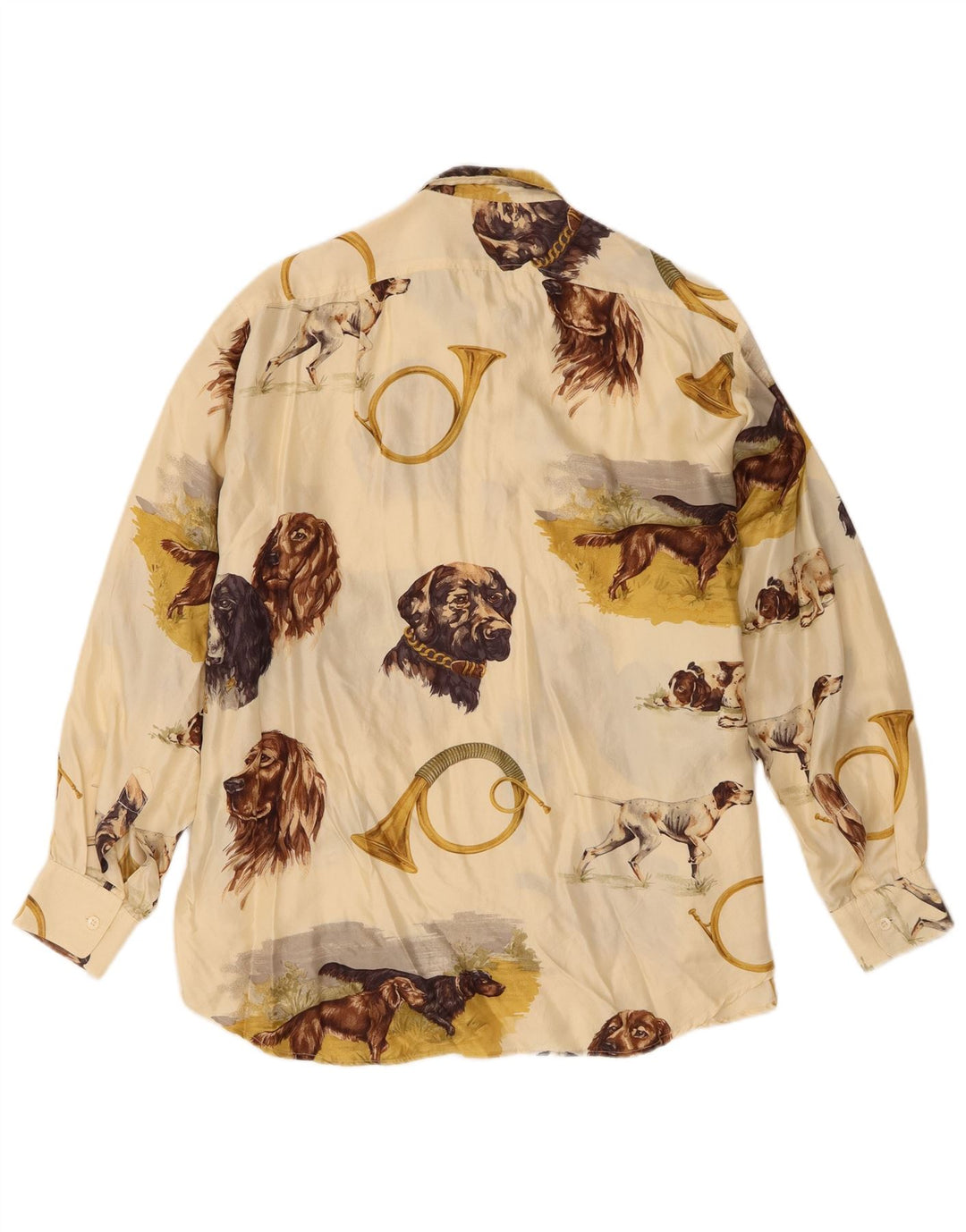 Blusa camisera extragrande para mujer Scapa EU 38 Medium Off White Animal Print