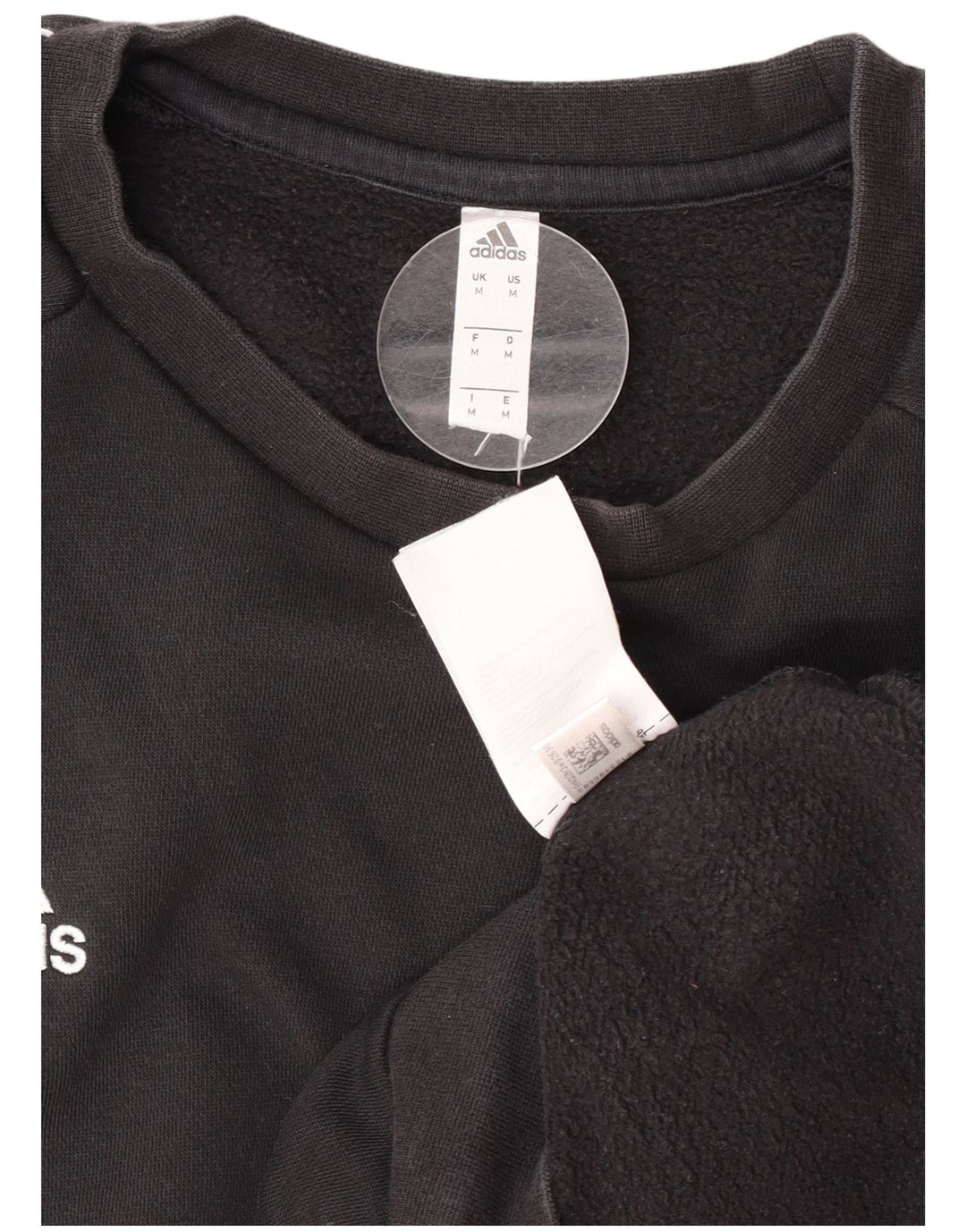 Adidas Sweatshirt Jumper Medium Sort bomuld til mænd