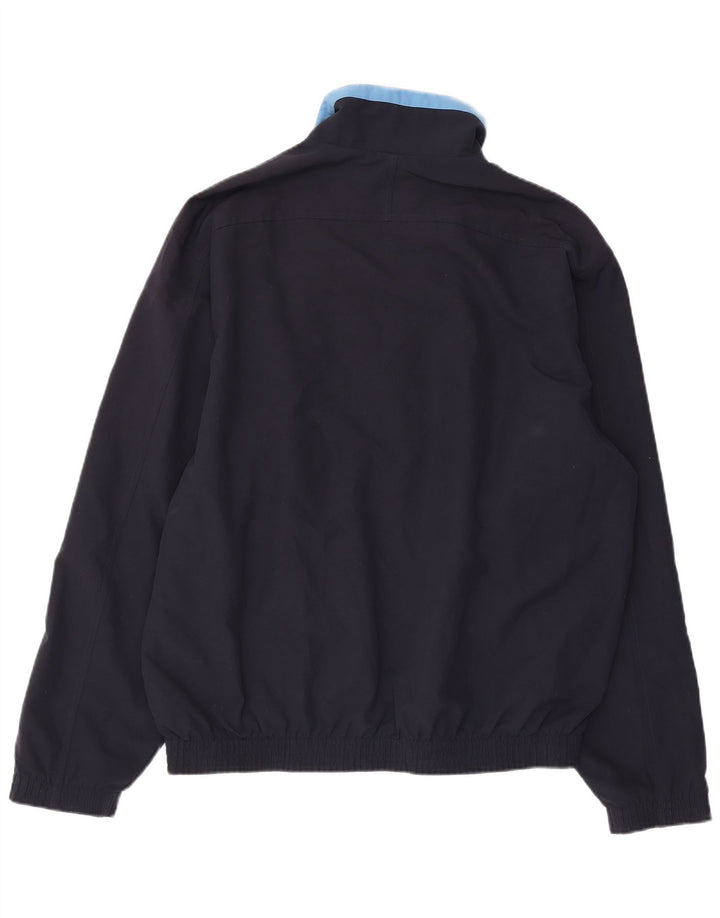Champion Mens Tracksuit Top Jacket XL Navy Blue Polyester