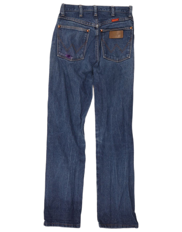 Wrangler Womens Straight Jeans US 5 Small W26 L30 Blue Cotton