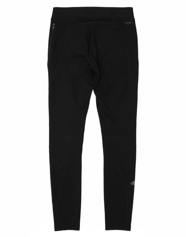 ADIDAS Womens Graphic Leggings UK 8/10 Small  Black