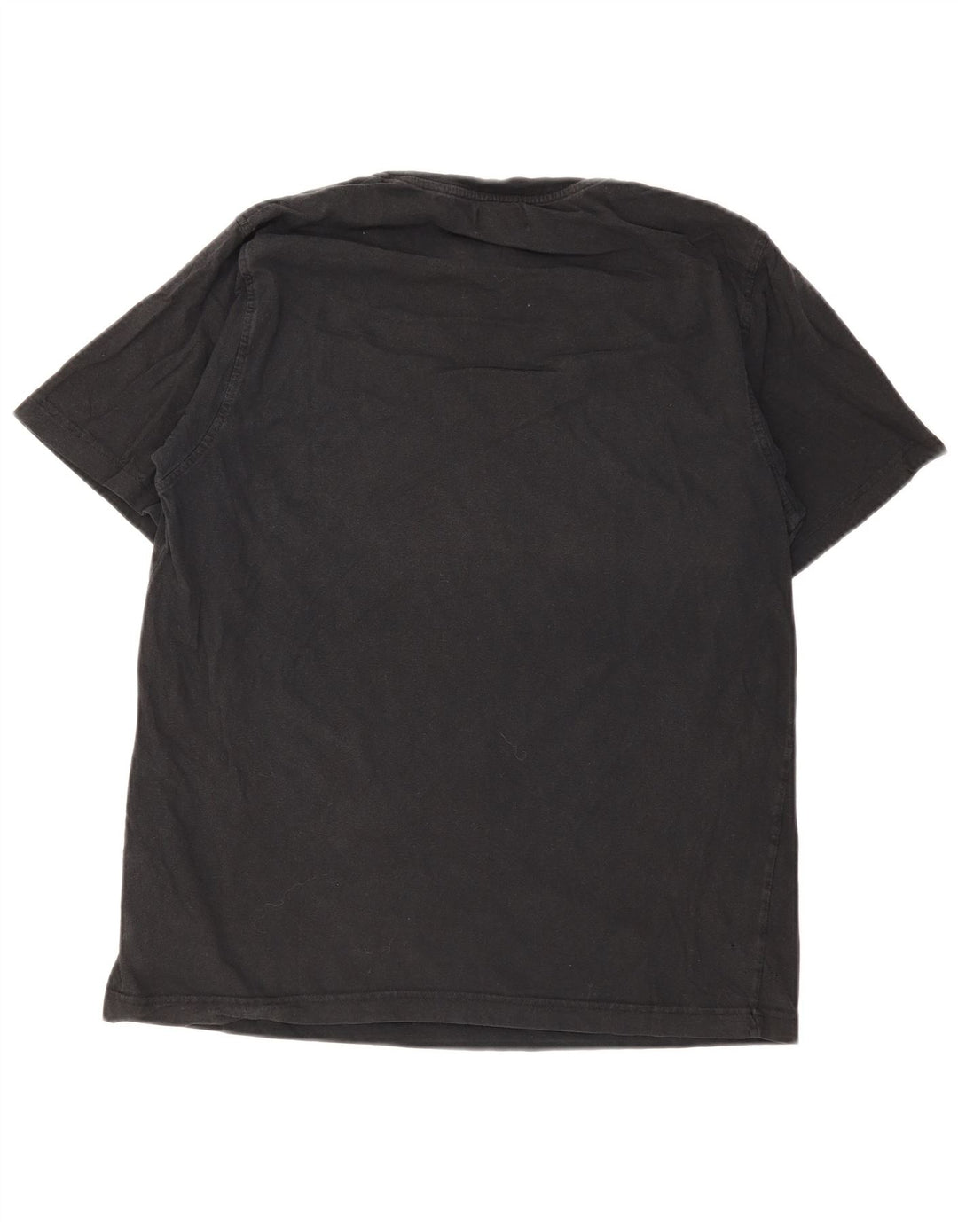 Kappa Mens Graphic T-Shirt Top Medium Black Cotton