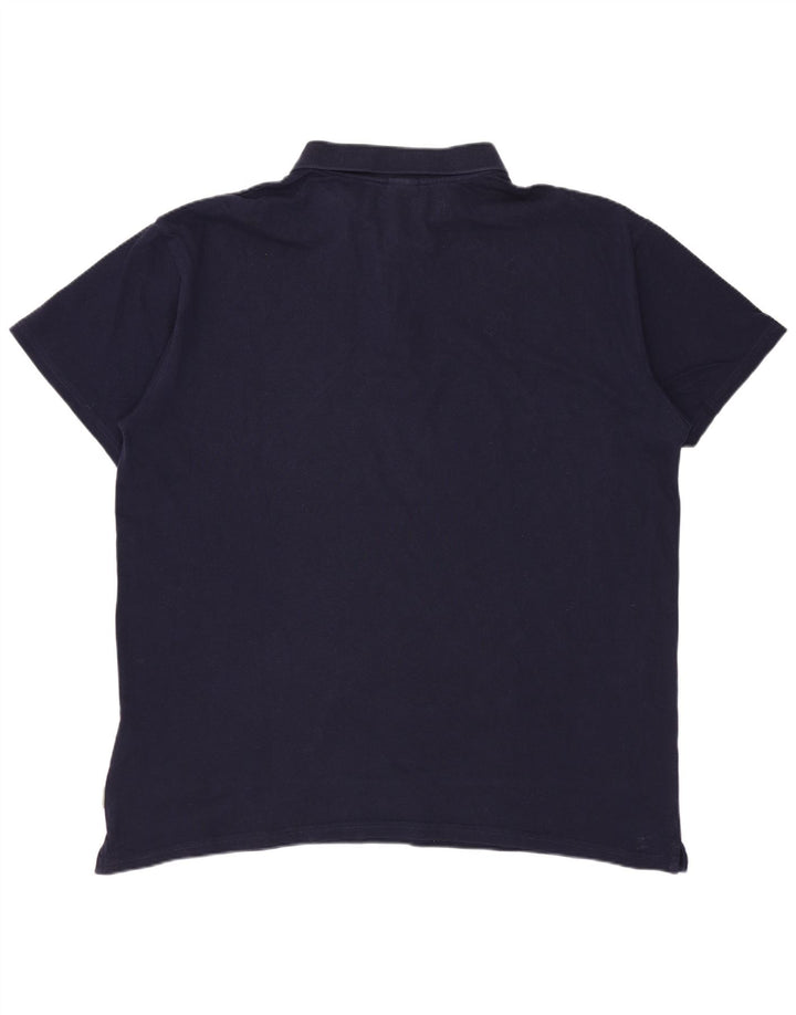 ASPESI Mens Polo Shirt 2XL Navy Blue Cotton
