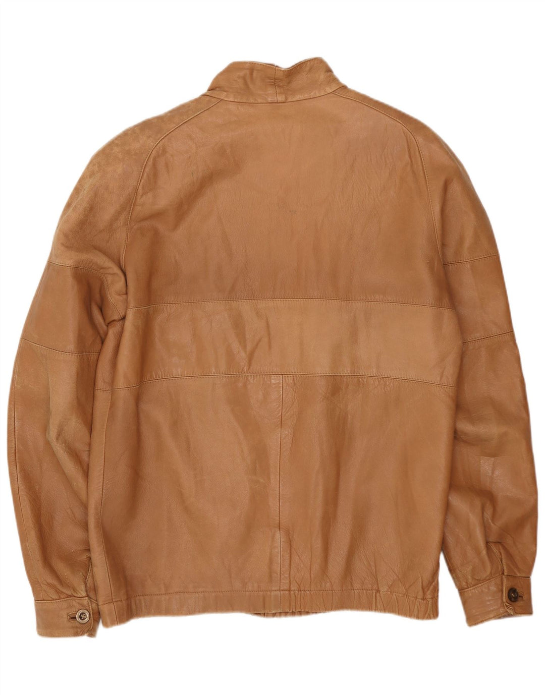 Vintage herre læderjakke UK 38 Medium Beige