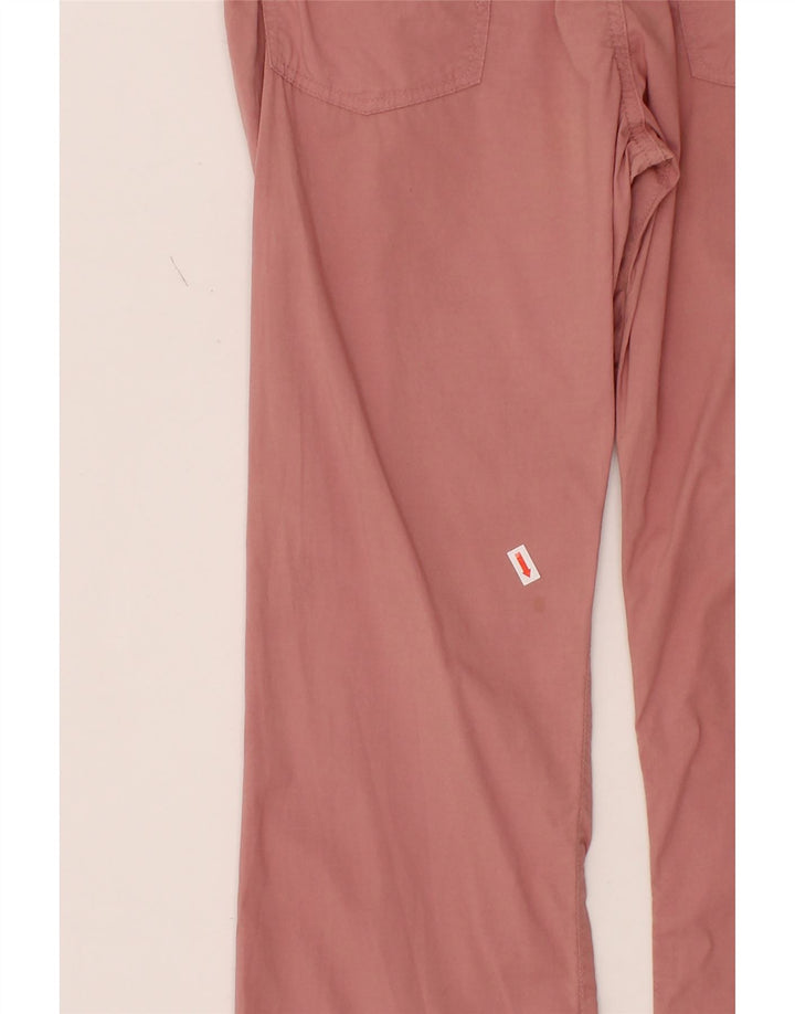 MARLBORO CLASSICS Womens Straight Casual Trousers W29 L27 Pink Cotton Vintage Marlboro Classics and Second-Hand Marlboro Classics from Messina Hembry 