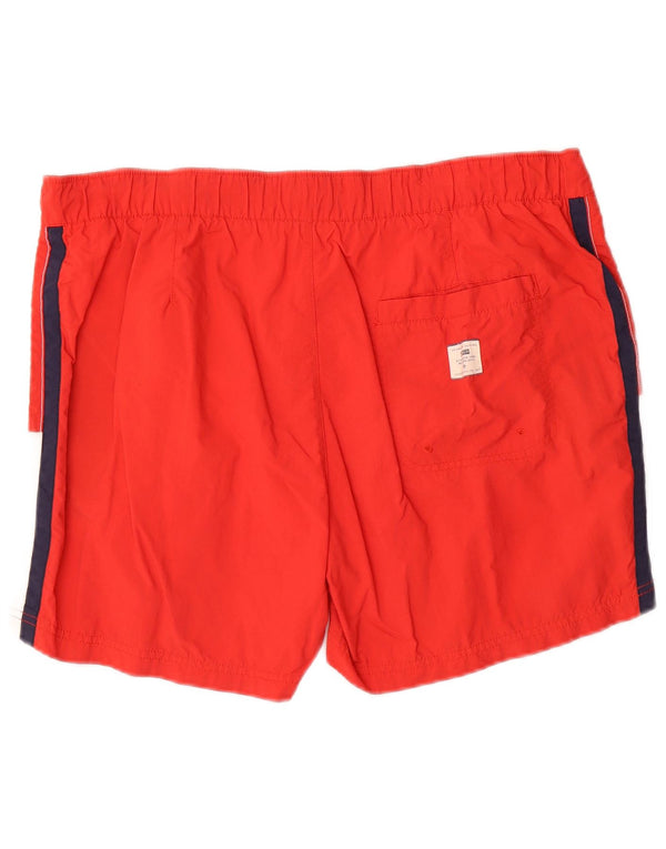 Tommy Hilfiger Grafiske badeshorts til mænd, store røde