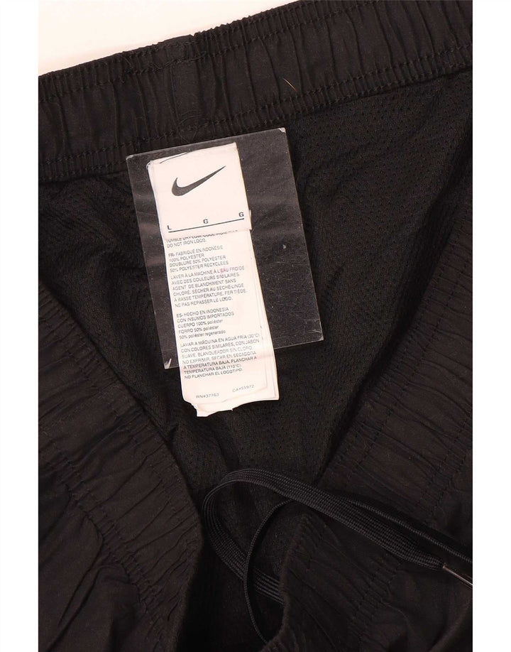 Męskie spodenki sportowe Nike, duże, czarne, poliestrowe