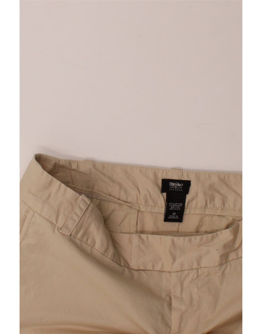 MOSSIMO Womens Chino Shorts US 12 Large W34 Beige Cotton Vintage Mossimo and Second-Hand Mossimo from Messina Hembry 