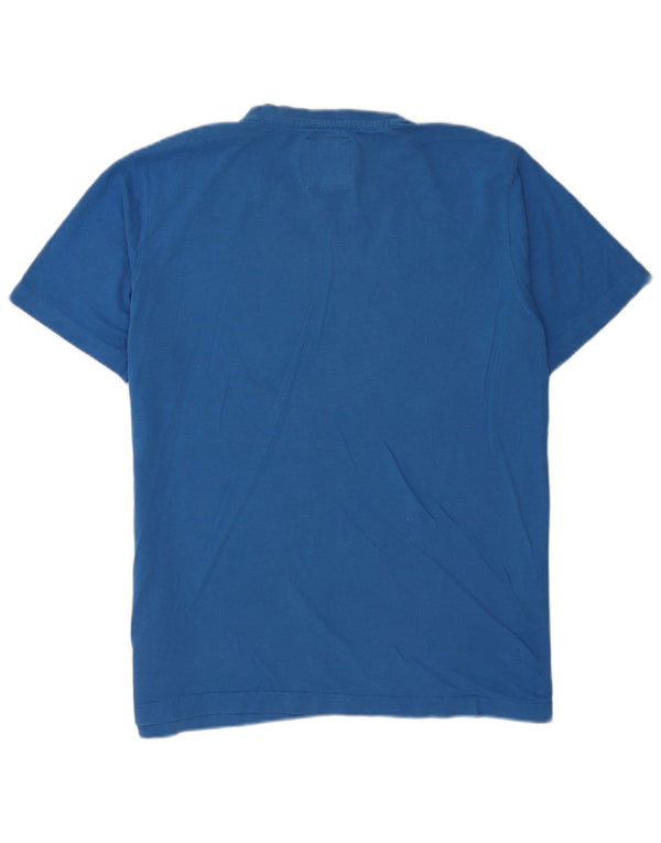 Crew Clothing T-shirt da uomo a maniche corte Top XL in cotone blu
