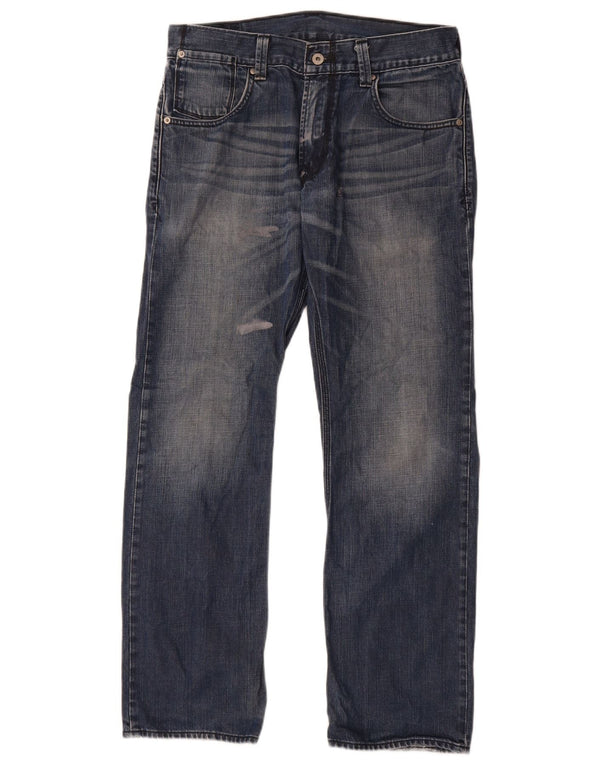 Levi's Mens 514 Straight Jeans W32 L30 Blue Cotton