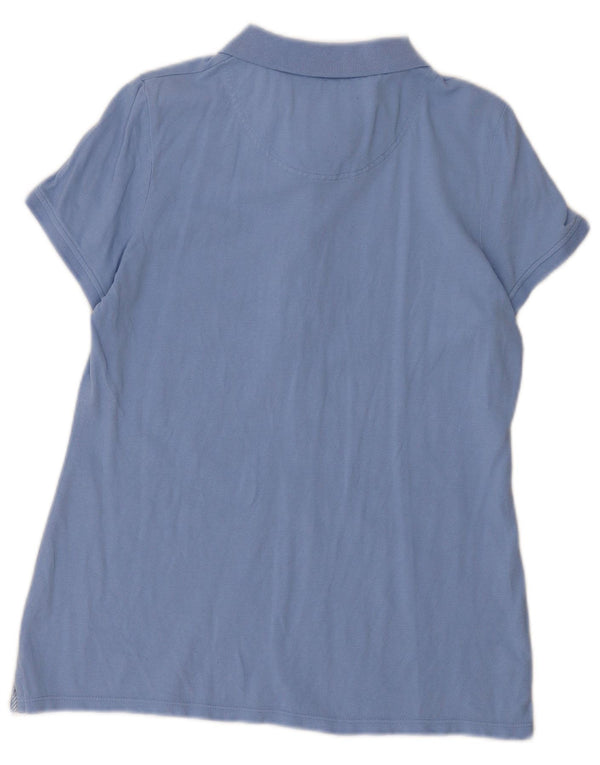 Crew Clothing Polo Femme UK 14 Bleu Moyen
