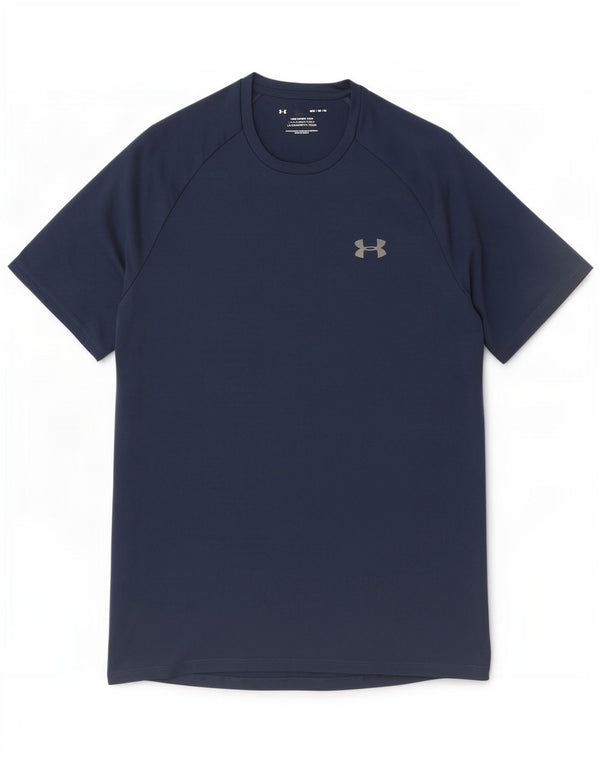 Under Armour Ανδρικό T-Shirt Top Medium Navy Blue Polyester