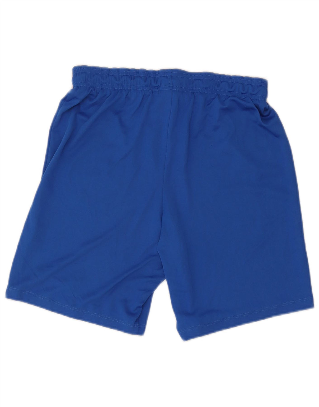 Nike Dame Dri Fit sportsshorts UK 14 Medium Blue Polyester