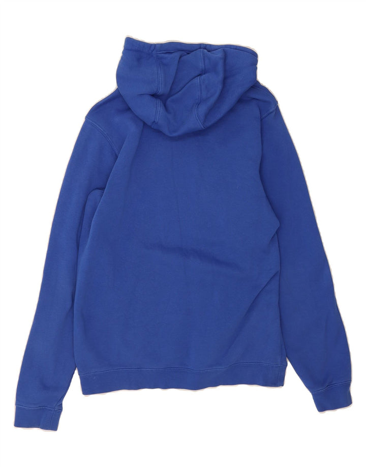 NIKE Mens Rowing Graphic Hoodie Jumper Small Blue Cotton Vintage Nike and Second-Hand Nike from Messina Hembry 
