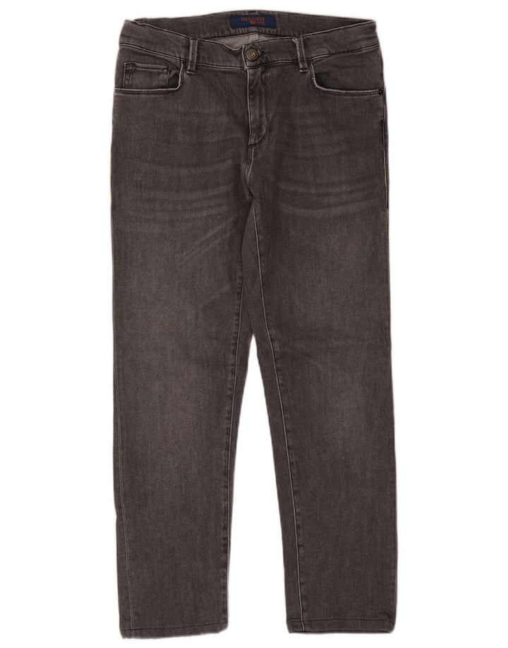 TRUSSARDI Herren Straight Jeans W30 L27 Grau