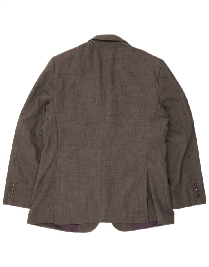 Marks & Spencer Herren Performance 2-Knopf-Blazerjacke UK 42 Large Grau