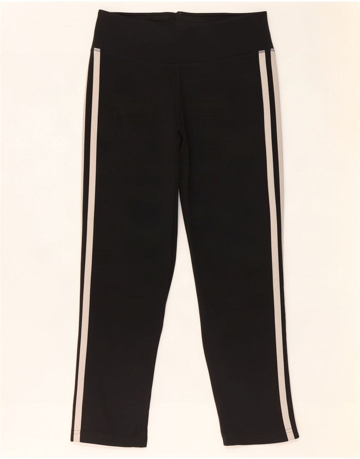 Adidas Γυναικεία κολάν Capri Climalite UK 8/10 Μικρό μαύρο πολυεστέρα