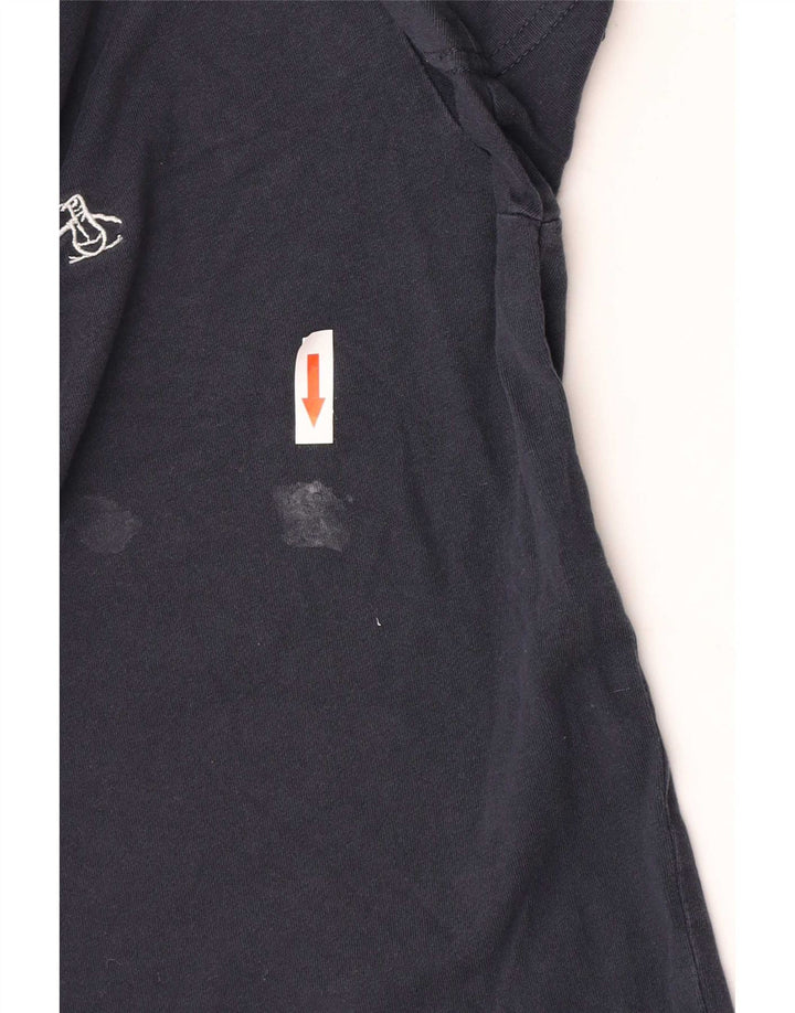 Penguin T-shirt à manches courtes pour homme, coupe régulière, bleu marine moyen, en coton