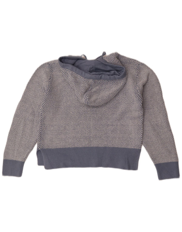 Saltrock hættetrøje til kvinder UK 14 Medium Blue Flecked Bomuld