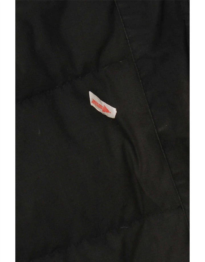 Jack Wolfskin Veste matelassée à capuche pour homme UK 36/38 Medium Noir Polyester