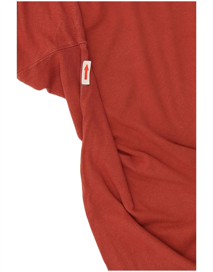 Vans Mens Graphic Top Long Sleeve Large Red Cotton