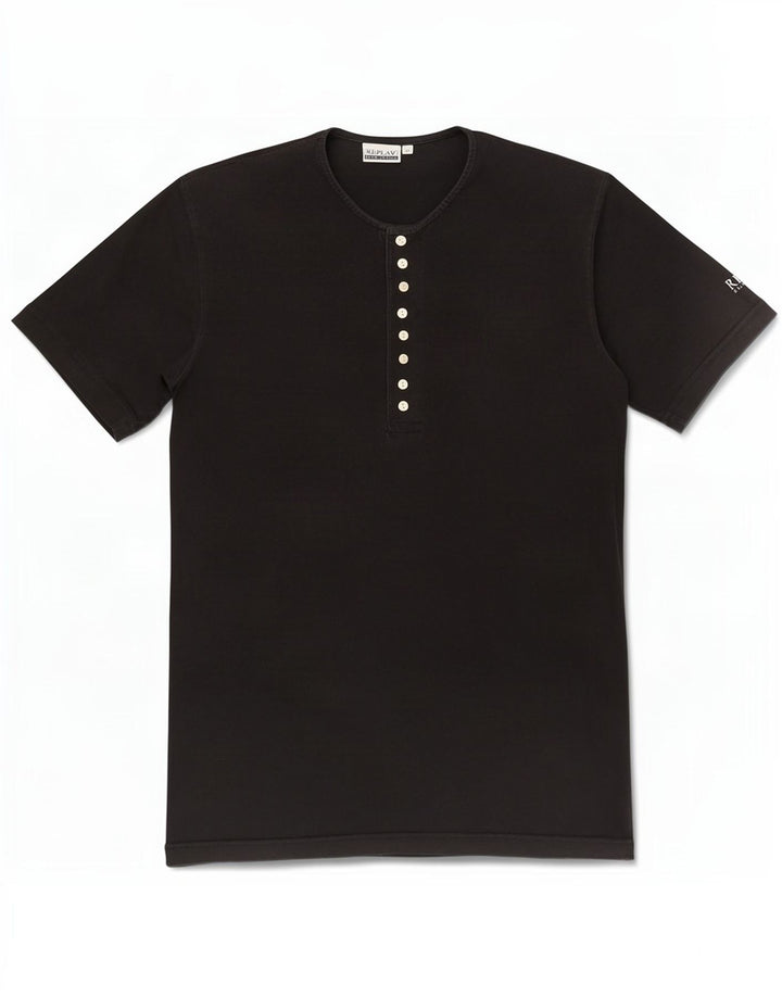 Replay Mens T-Shirt Top Medium Black